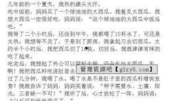 比赛吃瓜作文,一场吃瓜盛宴背后的故事