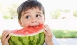 合肥幼儿吃瓜,夏日清凉趣味无限